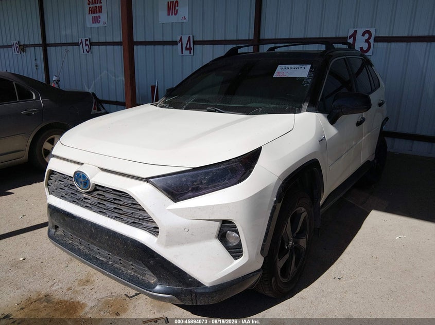 2020 Toyota RAV 4, Left Rear, IAAI, VIN 4T3EWRFV4LU007612 — photo 2
