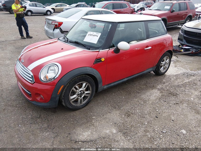 Vin: wmwsu3c51dt373846, lot: 46393155, mini hardtop cooper 20132