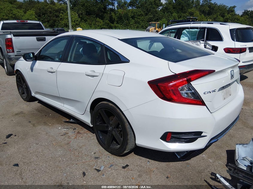 Vin: 2hgfc2f65lh509057, lot: 46393184, honda civic lx 20203
