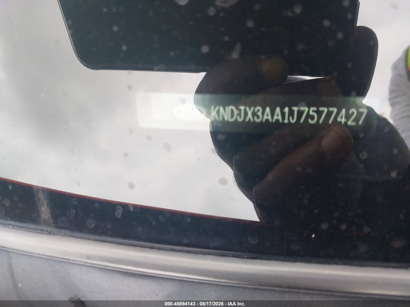 KIA SOUL 2018 VIN KNDJX3AA1J7577427
