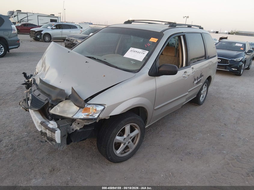2003 Mazda MPV, Front End, IAAI, VIN JM3LW28A630338342 — photo 2