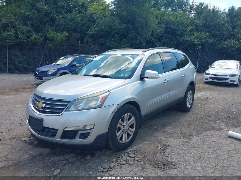 2013 Chevrolet Traverse, Удар спереду, IAAI, VIN 1GNKVJKD4DJ227859 — фото 2