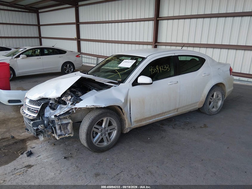 2012 Dodge Avenger, Left Front, IAAI, VIN 1C3CDZCB0CN207096 — photo 2