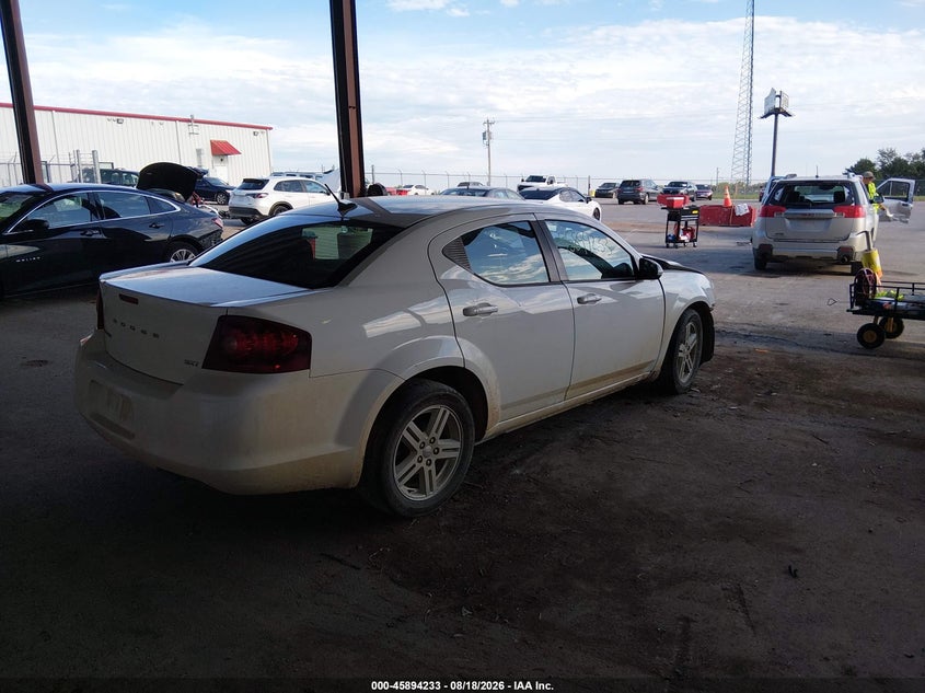 Vin: 1c3cdzcb0cn207096, lot: 46393294, dodge avenger sxt 20124