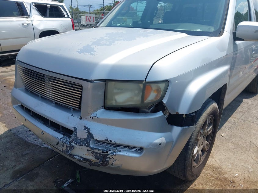 HONDA RIDGELINE 2007 VIN 2HJYK16527H545656