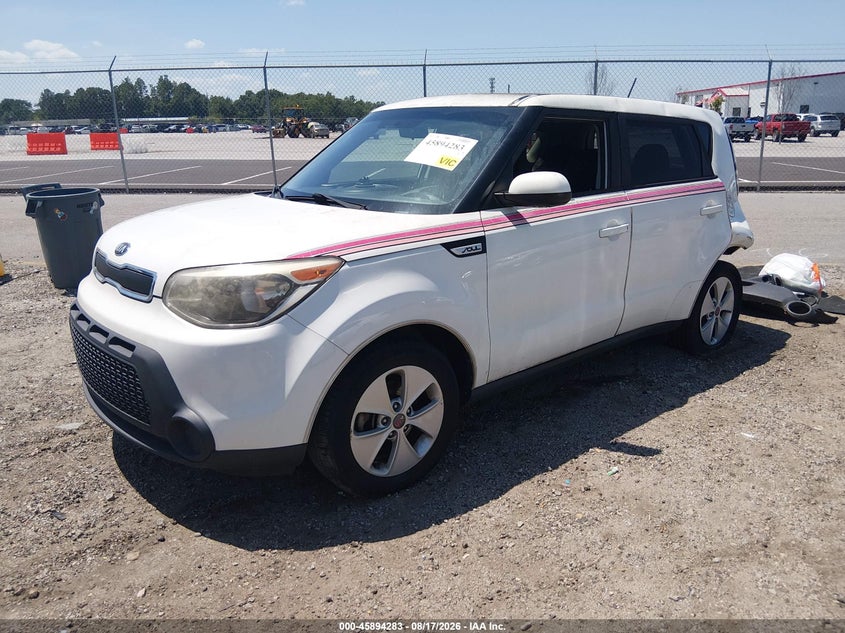 2016 Kia Soul, Rear, IAAI, VIN KNDJN2A27G7339132 — photo 2