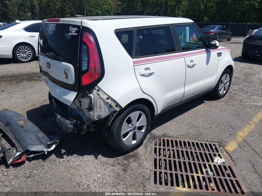 Vin: kndjn2a27g7339132, lot: 46393344, kia soul 20164