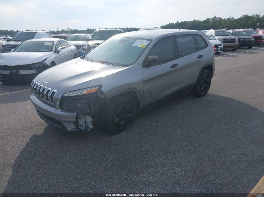 Vin: 1c4pjlas4gw222822, lot: 46393389, jeep cherokee sport 20162