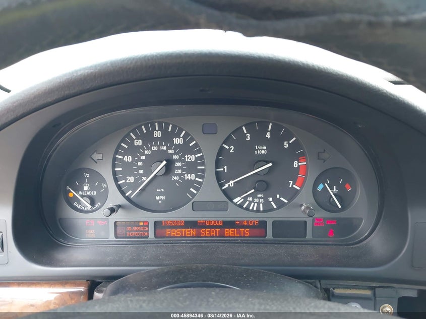 1998 BMW 540I auction photo 7