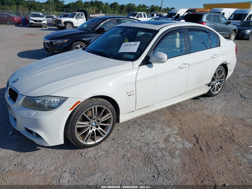 2011 BMW 3er, Левый зад, IAAI, VIN WBAPK7C53BA773323 — фото 2