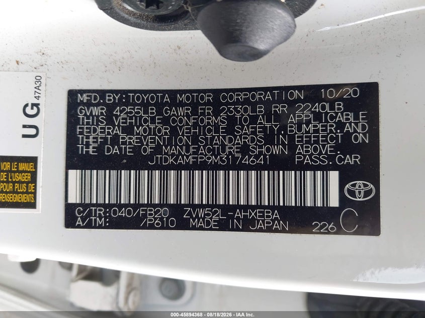 TOYOTA PRIUS PRIME - zdjęcie 9
