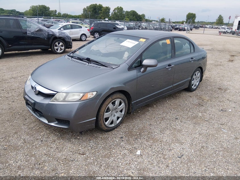2009 Honda Civic, Biohazard, IAAI, VIN 19XFA16509E042172 — photo 2