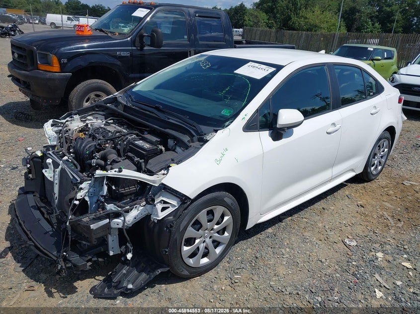 Vin: 5yfepmaexmp230109, lot: 46393614, toyota corolla le 20212