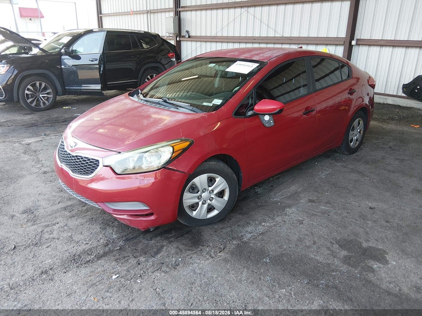 Vin: knafk4a64g5458469, lot: 46393625, kia forte lx 20162