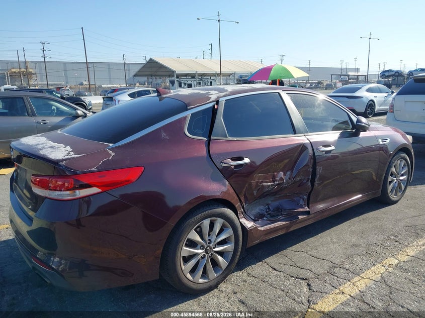2016 KIA OPTIMA SEDAN 2.4L I-4 DI, DOHC, VVT, 185HP