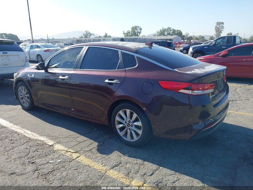 2016 KIA OPTIMA SEDAN 2.4L I-4 DI, DOHC, VVT, 185HP