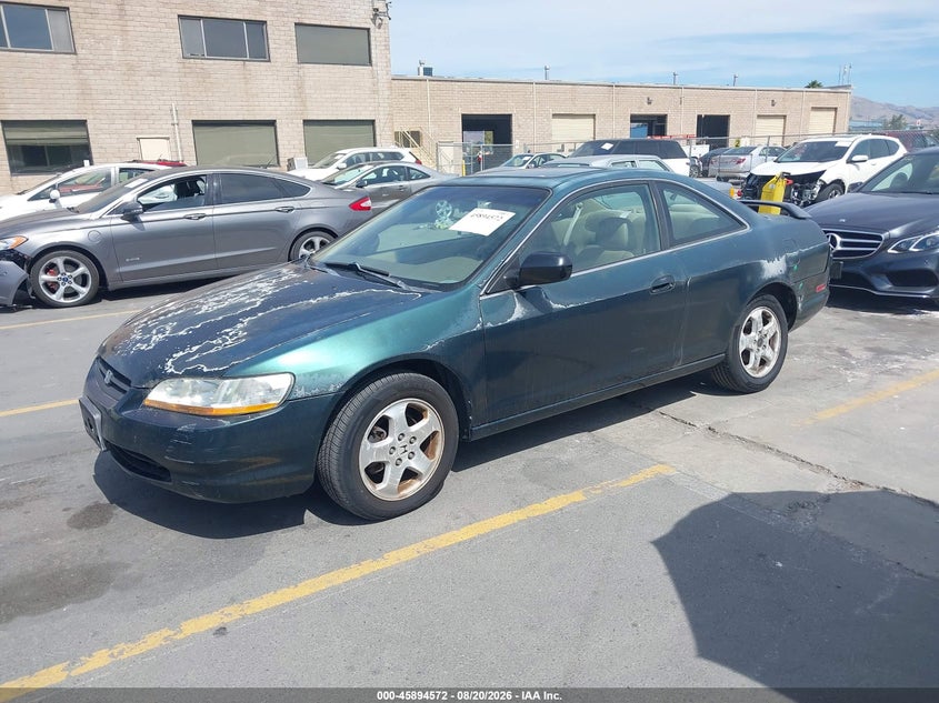 1999 Honda Accord Ex V6, Левый зад, IAAI, VIN 1HGCG2256XA003522 — фото 2