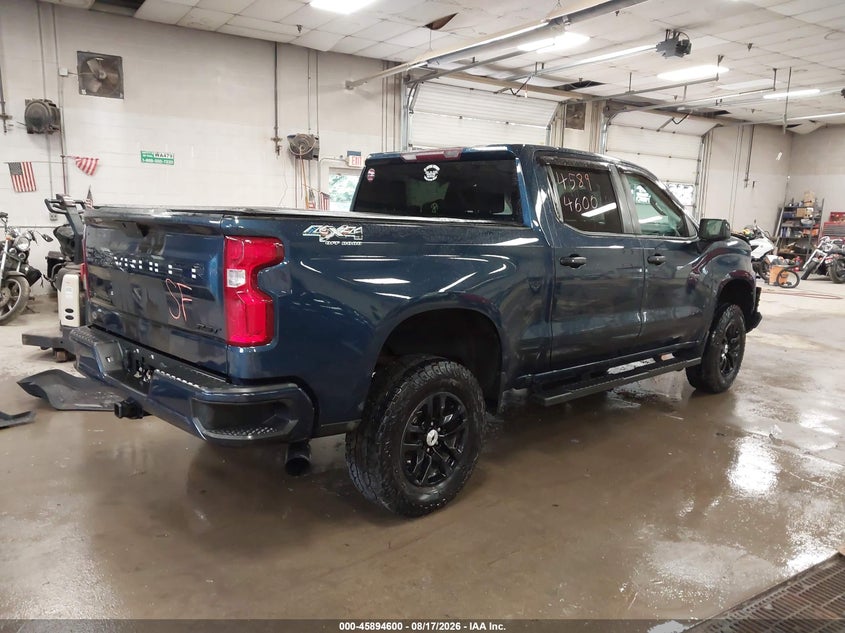 Vin: 3gcuyeed1kg127034, lot: 46393661, chevrolet silverado 1500 rst 20194