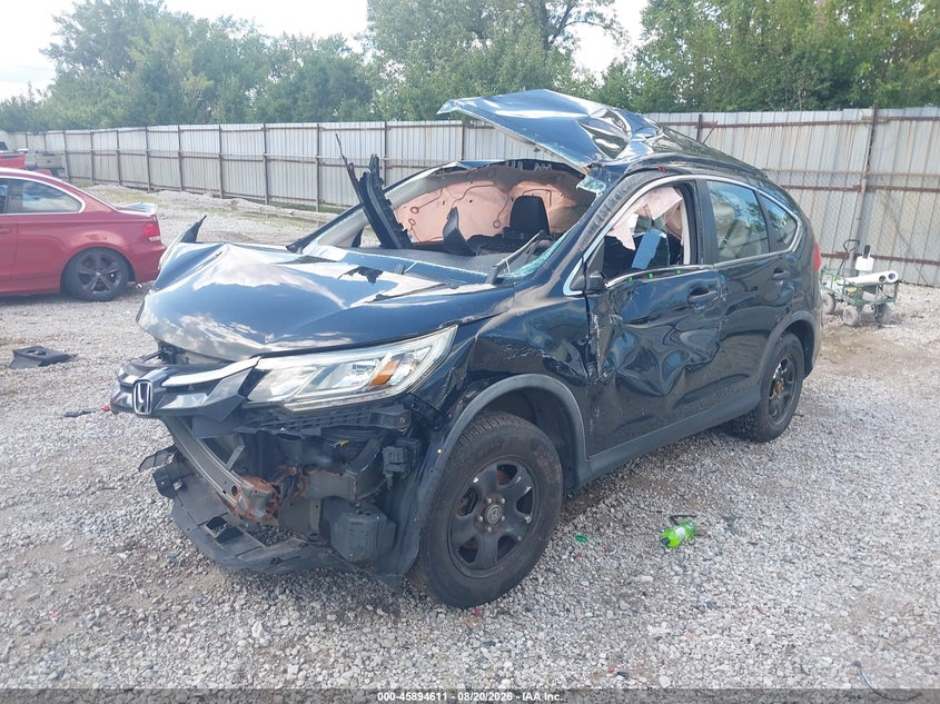2016 Honda CR-V, Rollover, IAAI, VIN 5J6RM4H34GL101126 — photo 2