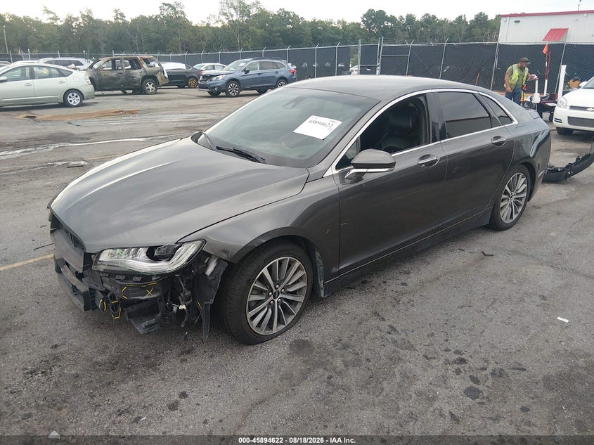 2019 Lincoln MKZ, Front End, IAAI, VIN 3LN6L5A98KR631430 — photo 2