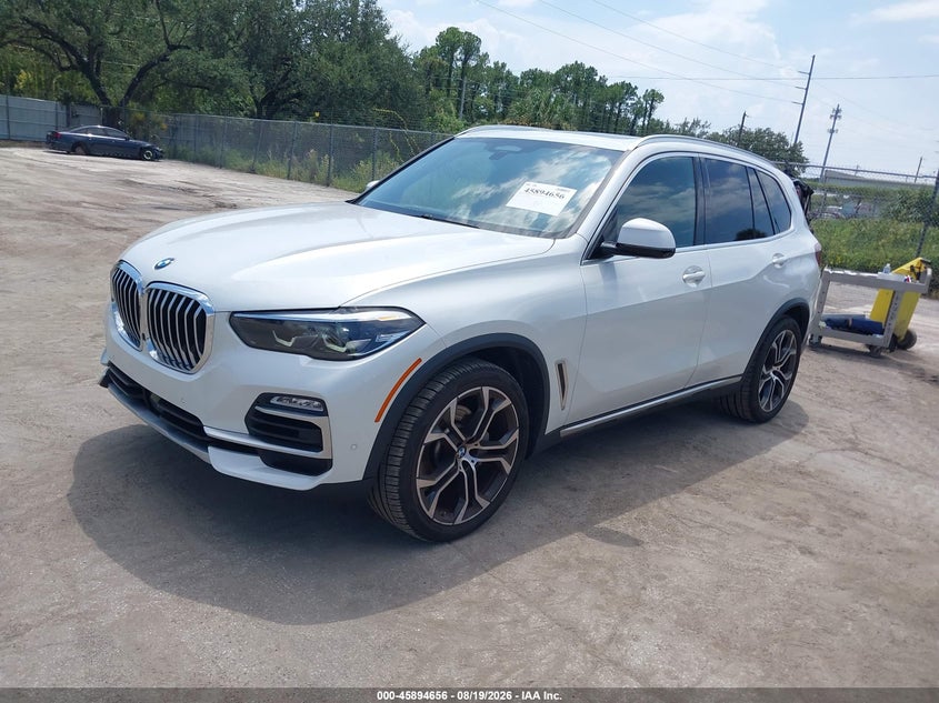 2021 BMW X5, Flood, IAAI, VIN 5UXCR4C09M9G05613 — photo 2