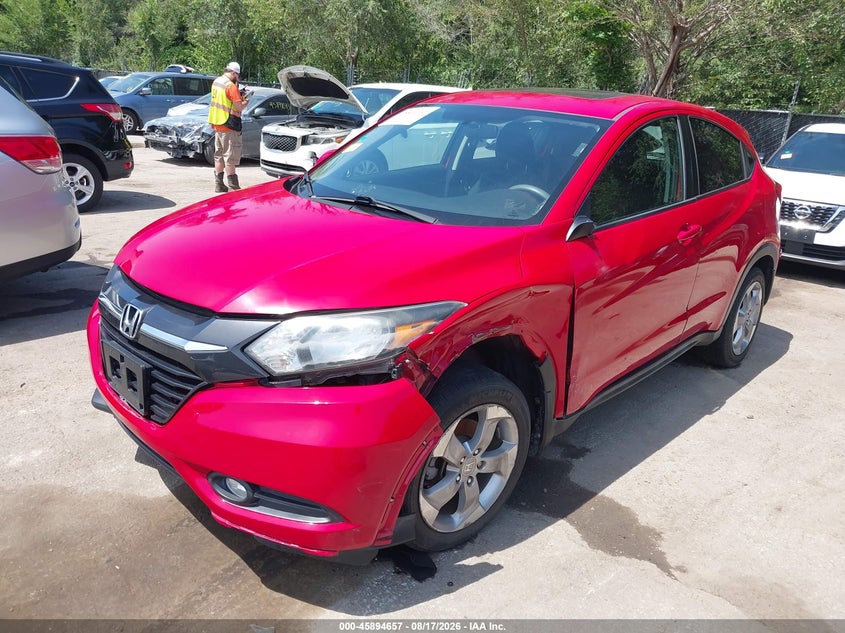 2017 Honda HR-V, Лівий бік, IAAI, VIN 3CZRU6H51HM720991 — фото 2