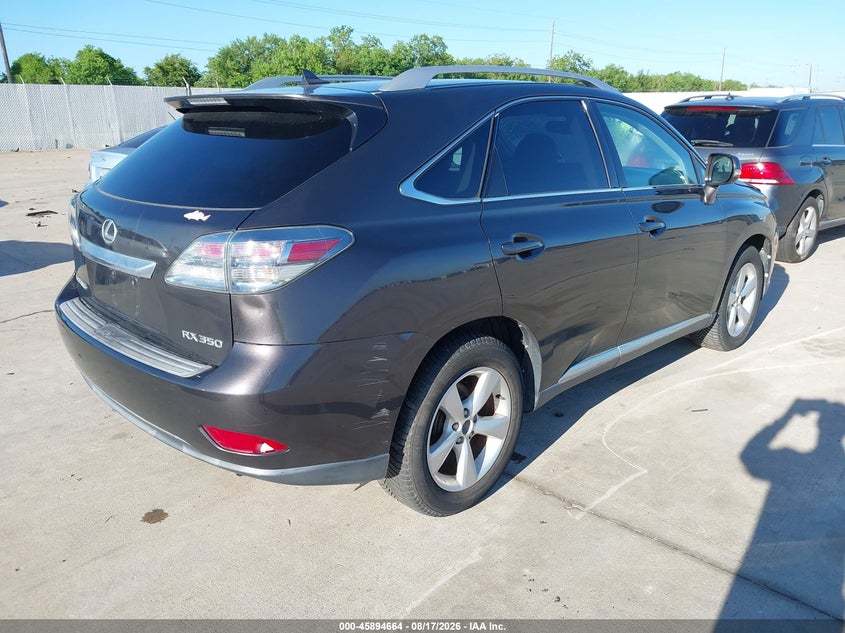 LEXUS RX 350 2010 VIN 2T2BK1BA7AC074095