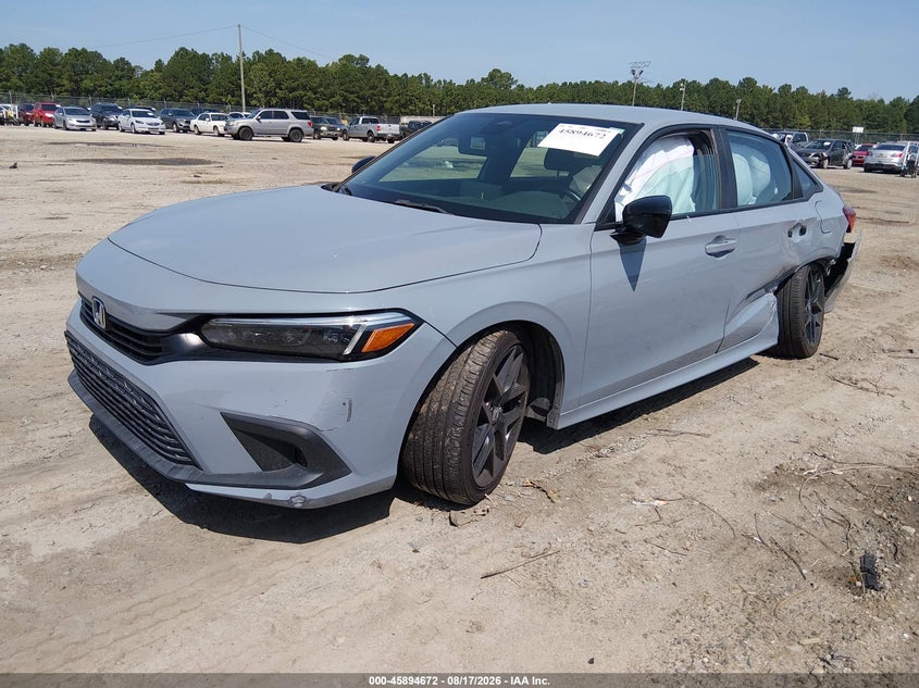 2024 Honda Civic, Left Side, IAAI, VIN 2HGFE2F5XRH577994 — photo 2