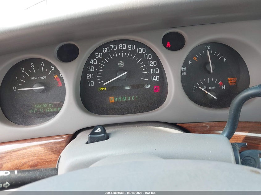 BUICK LESABRE 2000 VIN 1G4HP54K6Y4201862