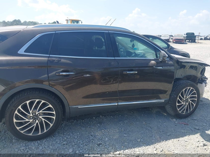 LINCOLN NAUTILUS 2019 VIN 2LMPJ8LPXKBL64995