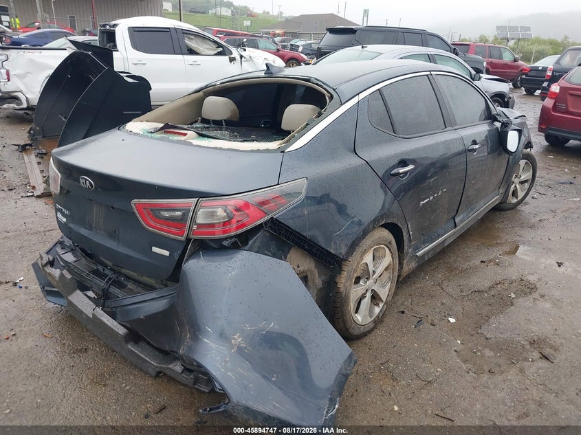 2014 KIA OPTIMA HYBRID auction photo 4