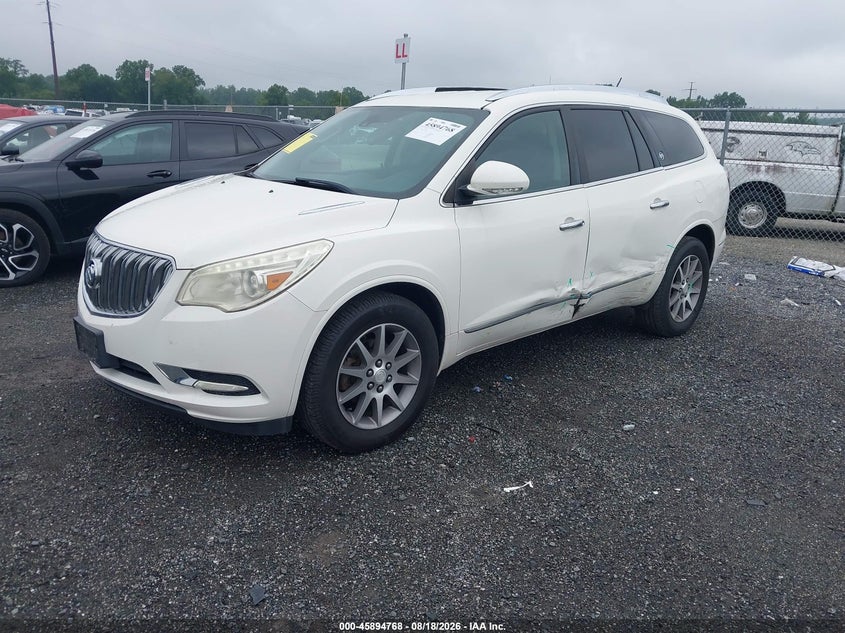 2015 Buick Enclave, Left Side, IAAI, VIN 5GAKRBKD2FJ129632 — photo 2