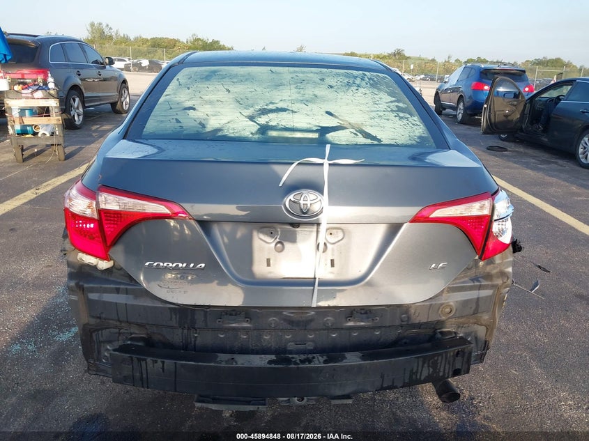TOYOTA COROLLA 2018 VIN 5YFBURHE8JP852556