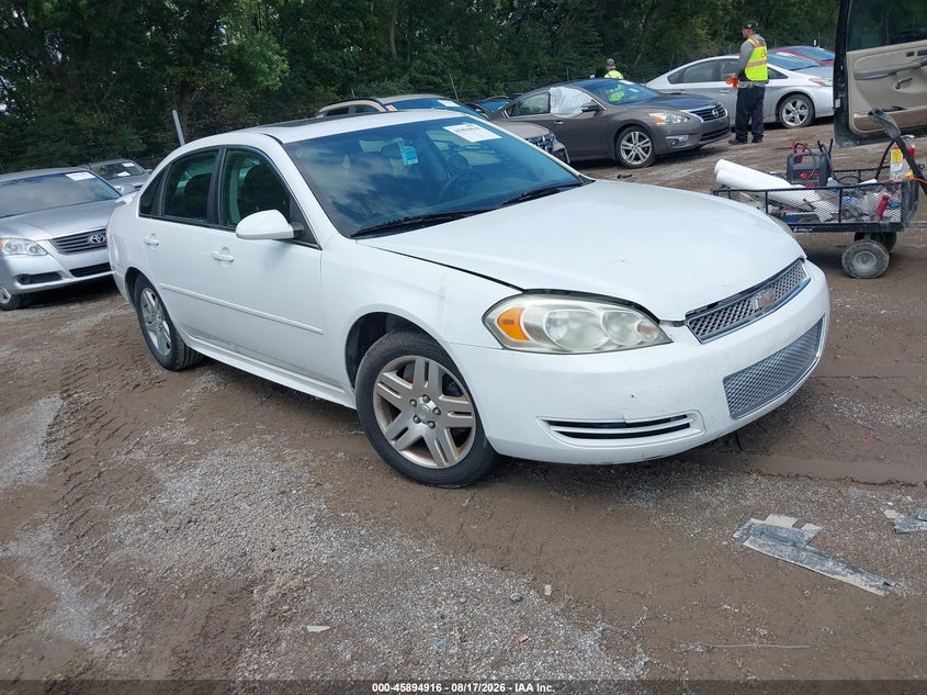 2013 Chevrolet Impala Lt, Лівий зад, IAAI, VIN 2G1WG5E38D1224870