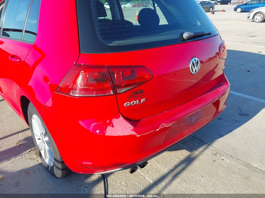 VOLKSWAGEN GOLF 2016 VIN 3VW217AU1GM065203