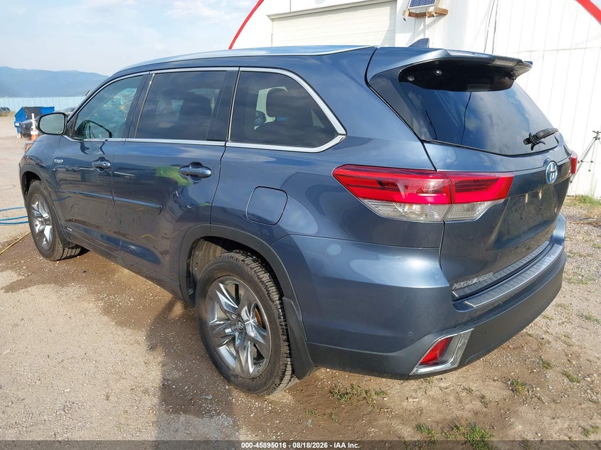 Vin: 5tddgrfhxks069664, lot: 46394077, toyota highlander hybrid limited platinum 20193
