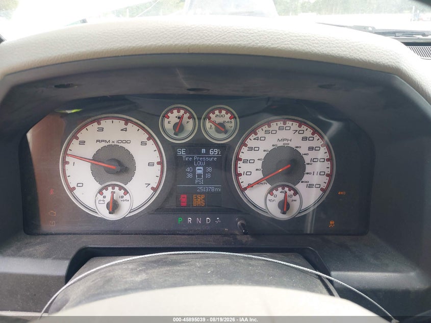 DODGE RAM 1500 2010 VIN 1D7RV1GT0AS200936
