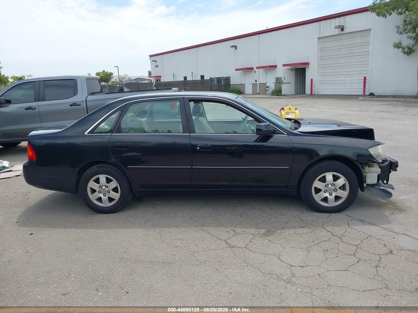 2002 TOYOTA AVALON SEDAN 3.0L V-6 DOHC, VVT, 210HP