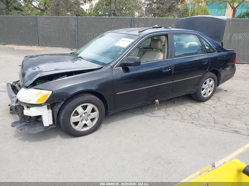 2002 TOYOTA AVALON SEDAN 3.0L V-6 DOHC, VVT, 210HP