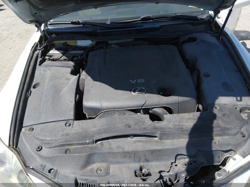2006 LEXUS IS SEDAN 2.5L V-6 DI, DOHC, VVT, 204HP