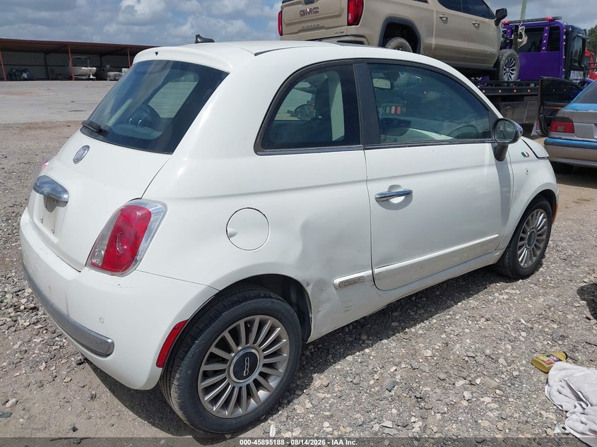 2012 FIAT 500 auction photo 4