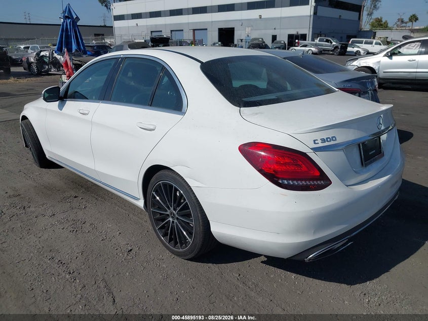 Vin: 55swf8db4ku296968, lot: 46394254, mercedes-benz c 300 20193