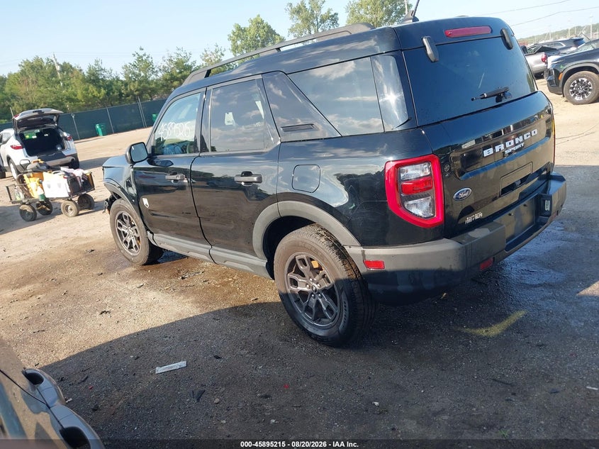 Vin: 3fmcr9b6xmra71796, lot: 46394276, ford bronco sport big bend 20213