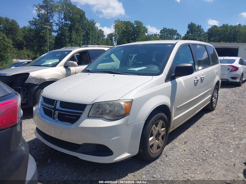 2012 Dodge Caravan, Обычный износ, IAAI, VIN 2C4RDGBG1CR191873 — фото 2
