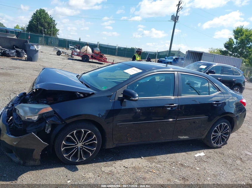 TOYOTA COROLLA 2016 VIN 2T1BURHE2GC538054