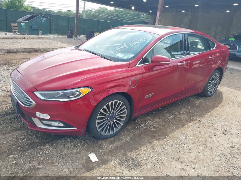 2017 Ford Fusion, Left Front, IAAI, VIN 3FA6P0SU7HR320178 — photo 2