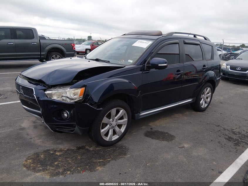 Vin: ja4jt4axxaz009309, lot: 46394383, mitsubishi outlander xls 20102