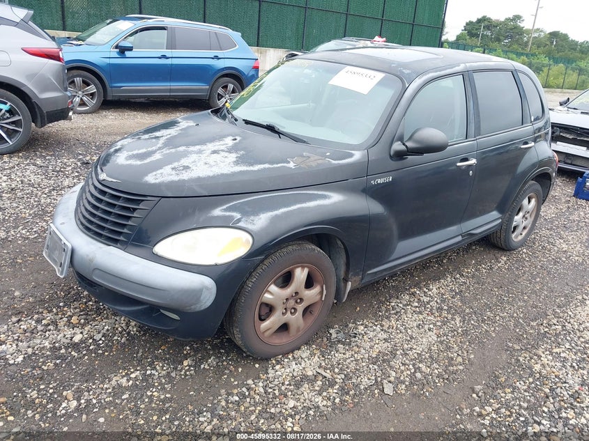 2001 Chrysler PT Cruiser, Front & Rear, IAAI, VIN 3C8FY4BB61T320550 — photo 2