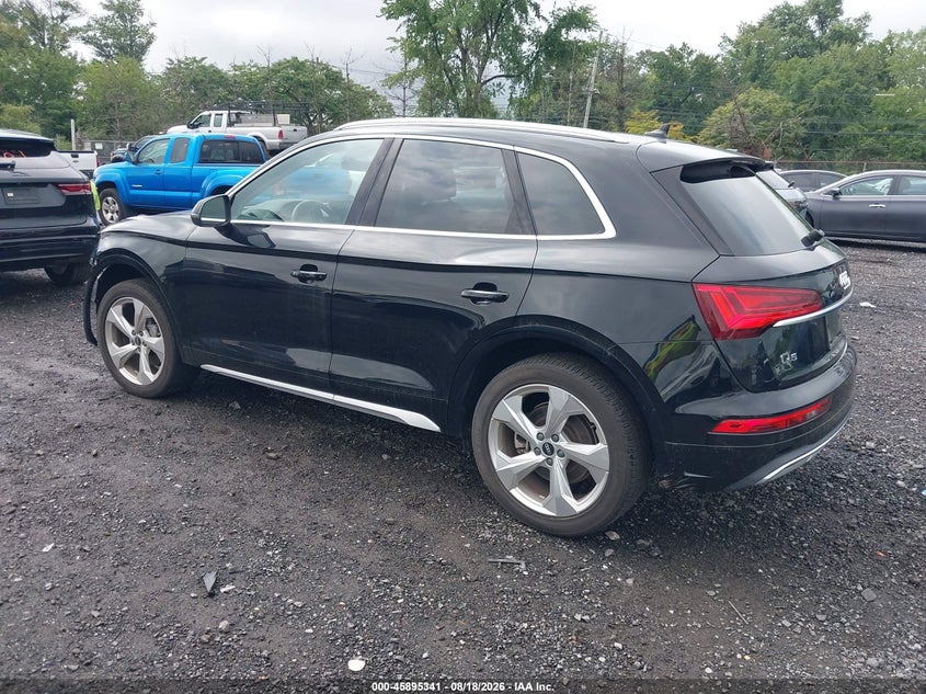 2021 AUDI Q5 SPORT UTILITY VEHICLE 2.0L I-4 DI, DOHC, VVT, TURBO, 261HP