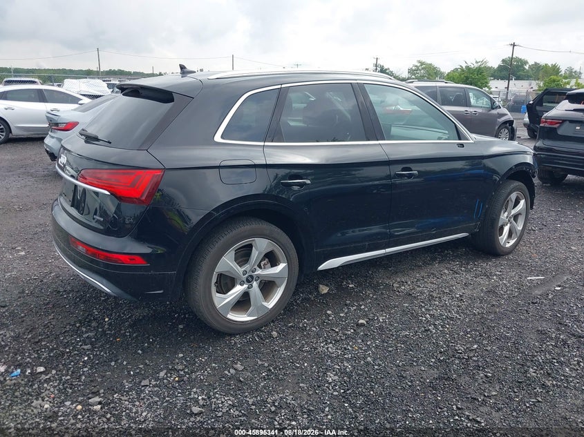 2021 AUDI Q5 SPORT UTILITY VEHICLE 2.0L I-4 DI, DOHC, VVT, TURBO, 261HP